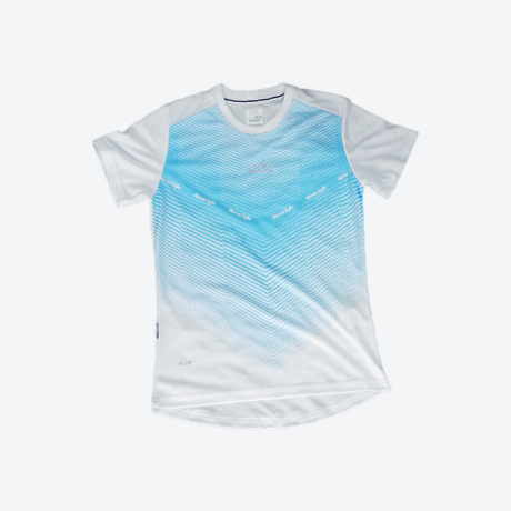 Polo Gym Blanco/Celeste