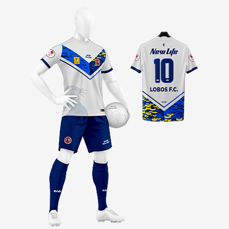 Uniforme Plomo Lobos Fc 2025